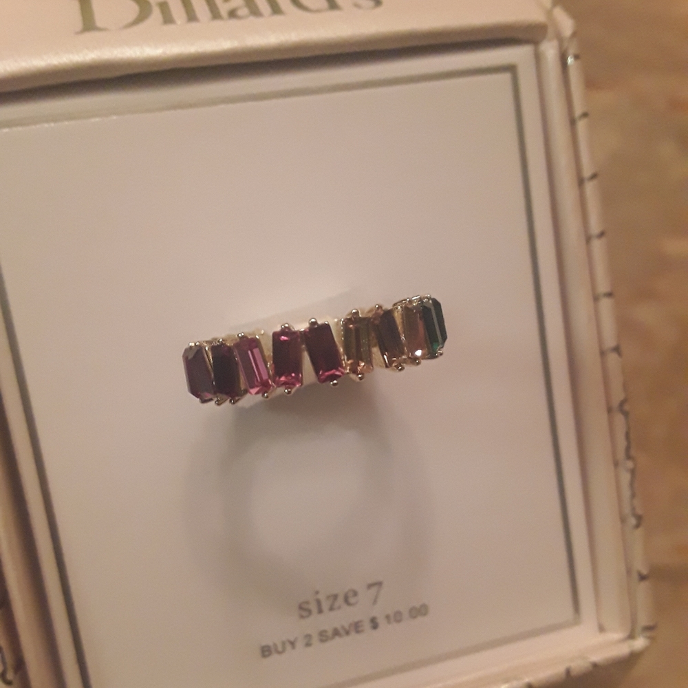 Dillard's Multi Stone Ring NWOT